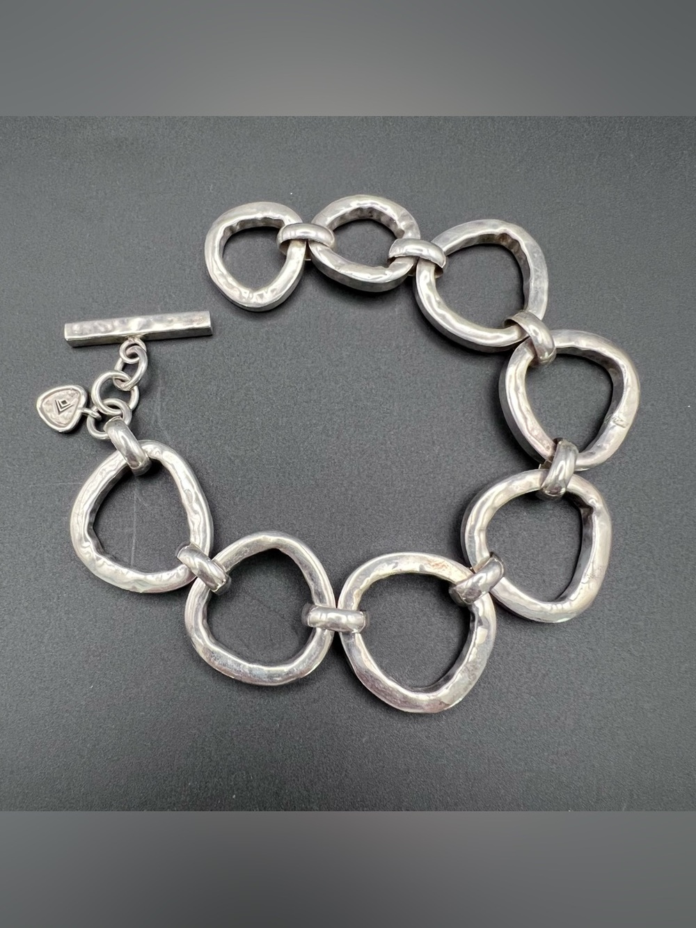 Silpada Retired “Silver Rush” Sterling Silver Togglr Bracelet